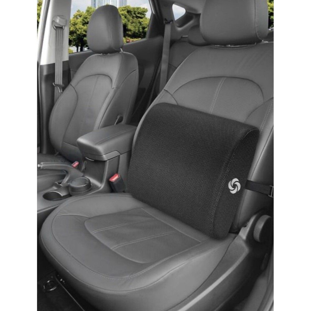 Samsonite Premium Memory Foam Lumbar Back Support Cushion NEW